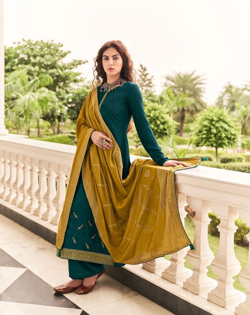 Deepsy Monalisa 6 Nahya Silk Embroidery Exclusive Festive Wear Salwar Kameez Collection
